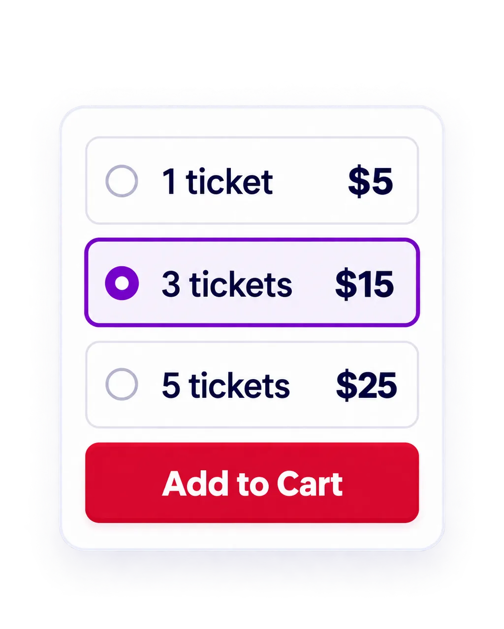 Online basket raffle ticket system